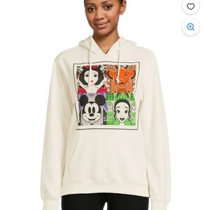 Disney 100 Years Of Wonder Hoodie Mickey Simba Tiana Snow White L11-13